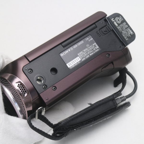 美品 安心... : カメラ HDR-CX420 ブラウン 在庫あ新作