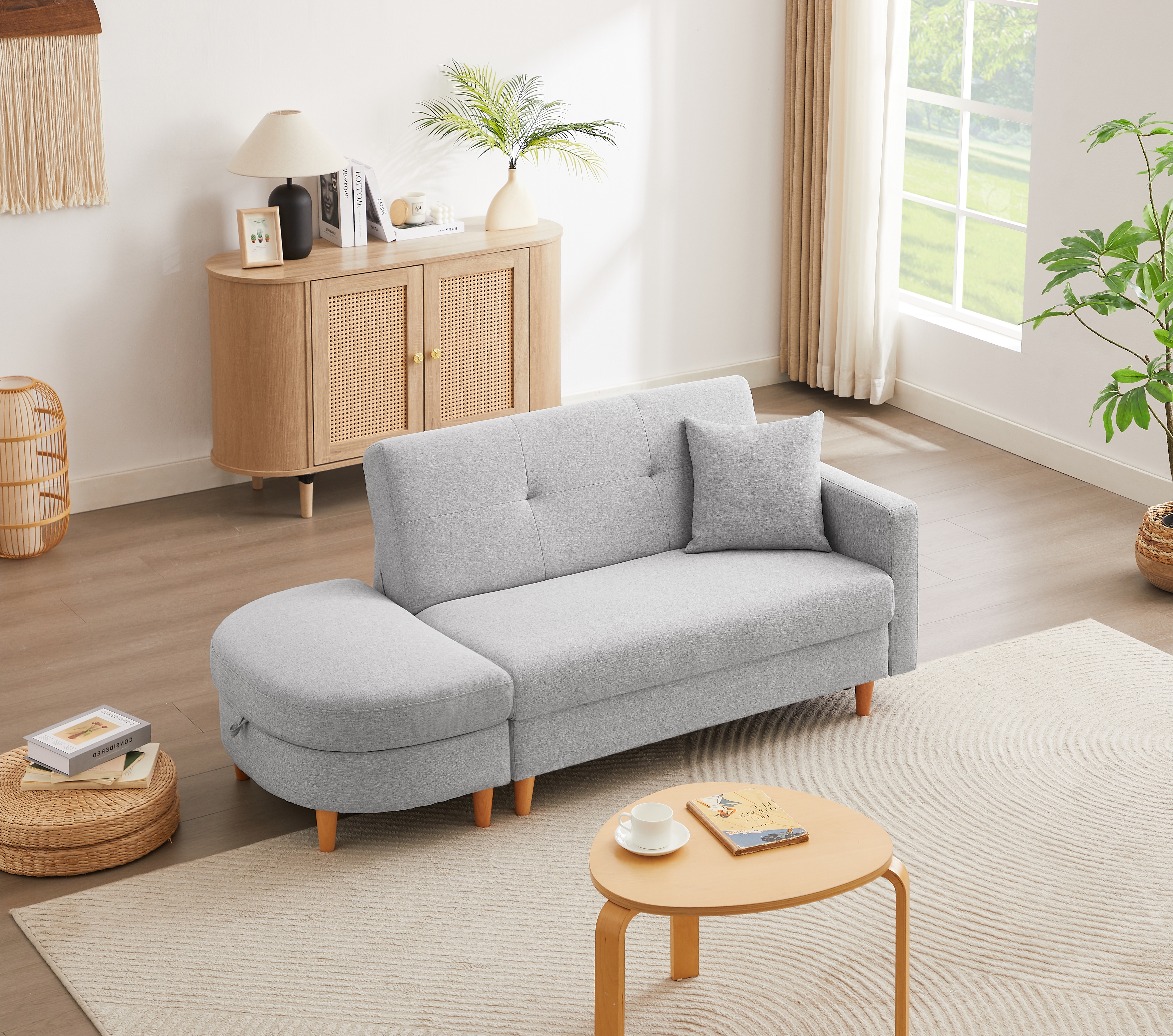 【2点購入で150OFF】【国内即発送】ソファ ソファーベッド カウチソファ 2人掛け オットマン付き 多機能ソファ 左右側とも取り付けるアームレスト たくさん収納 レイアウト自由 クッション1個 【2点購入で150OFF】【国内即発送】ソファ ソファーベッド カウチソファ 2人掛け オットマン付き 多機能ソファ 左右側とも取り付けるアームレスト たくさん収納 レイアウト自由 クッション1個