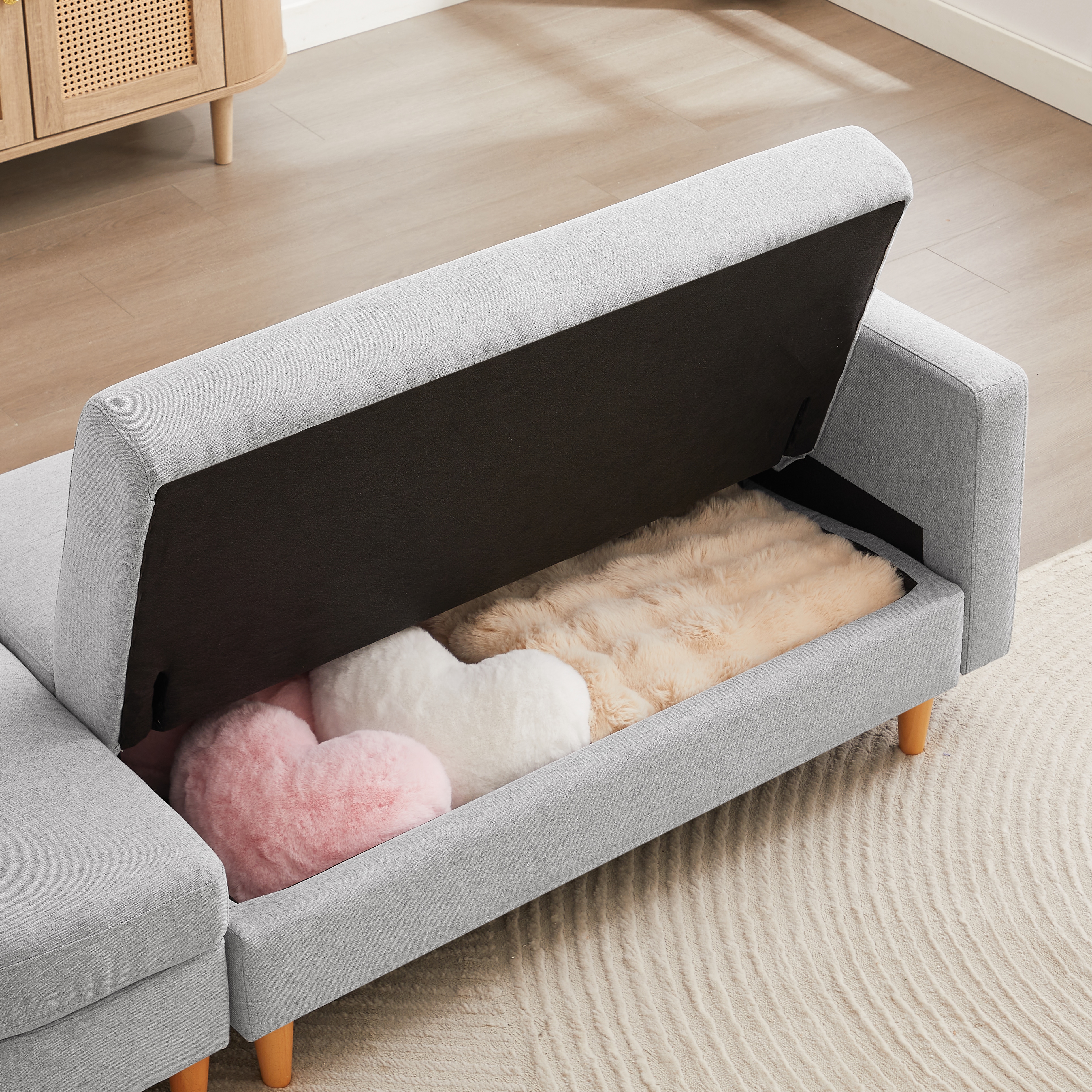 【2点購入で150OFF】【国内即発送】ソファ ソファーベッド カウチソファ 2人掛け オットマン付き 多機能ソファ 左右側とも取り付けるアームレスト たくさん収納 レイアウト自由 クッション1個 【2点購入で150OFF】【国内即発送】ソファ ソファーベッド カウチソファ 2人掛け オットマン付き 多機能ソファ 左右側とも取り付けるアームレスト たくさん収納 レイアウト自由 クッション1個