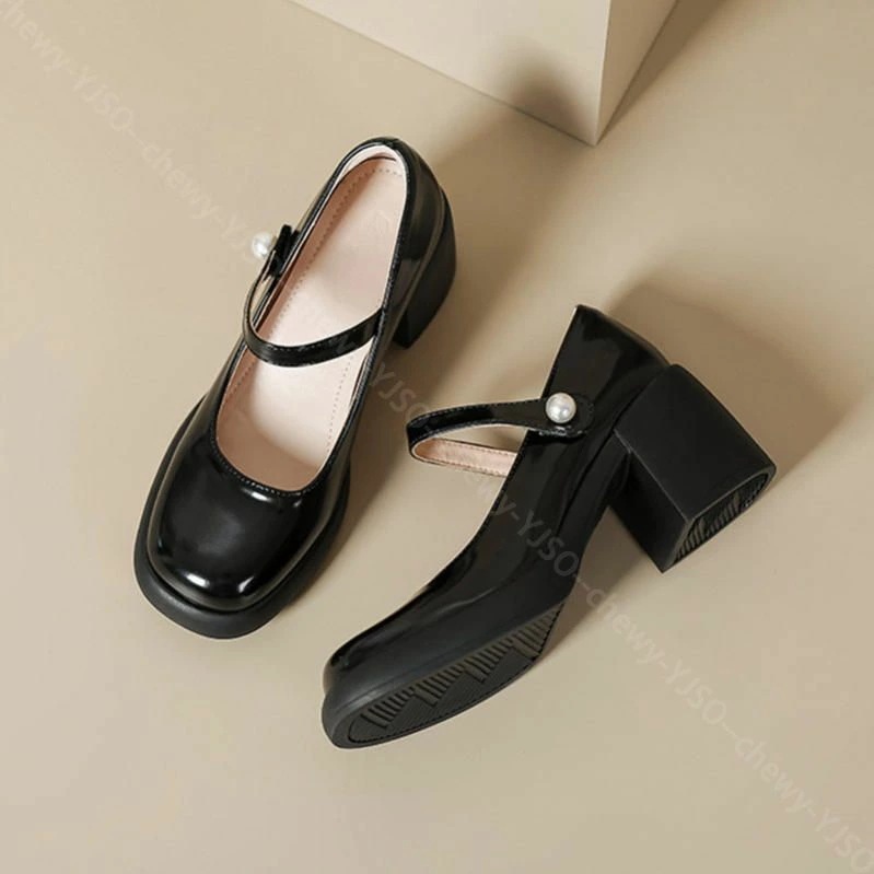 500円OFFクーポン レディース ハイヒール メリージェーン シューズ エナメル パンプス ソフト革 痛くない 7cmヒール 太ヒール フォーマル 美脚パンプス 滑り止め 靴 立ち仕事や通勤 入学式 500円OFFクーポン レディース ハイヒール メリージェーン シューズ エナメル パンプス ソフト革 痛くない 7cmヒール 太ヒール フォーマル 美脚パンプス 滑り止め 靴 立ち仕事や通勤 入学式