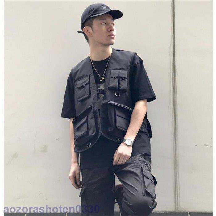 ベスト メンズ ジレ ノースリーブ 春 秋 多機能ベスト お釣りベスト アウトドア