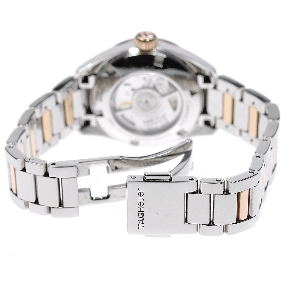 タグホイヤー TAG HEUER WAR2452 カレラ キャリバー9 12Pダイヤ デイト 自動巻き レディース _838171【中古】
