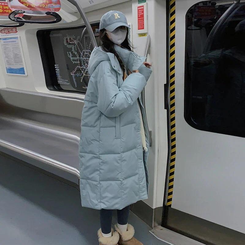 防寒 ダウン風コートジャケット 無地 ミドル ファッション ダウンコート 大きいサイズ ダウンジャケット ロングコート