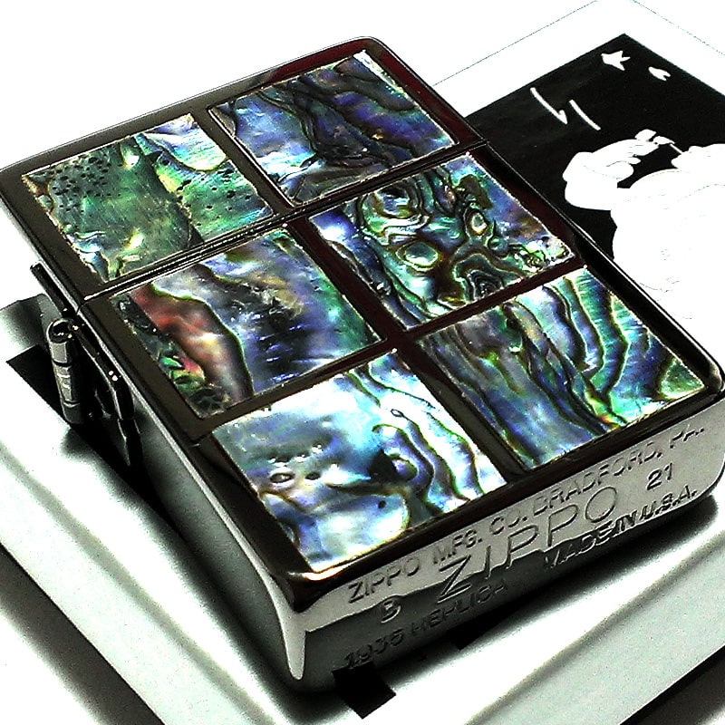 ZIPPO 1935 復刻 レプリカ シェル ジッポ ライター スクエア かっこいい 両面加工 ブラックニッケル 貝貼り 黒ニッケル おしゃれ メンズ レディース プレゼント ギフト ZIPPO 1935 復刻 レプリカ シェル ジッポ ライター スクエア かっこいい 両面加工 ブラックニッケル 貝貼り 黒ニッケル おしゃれ メンズ レディース プレゼント ギフト