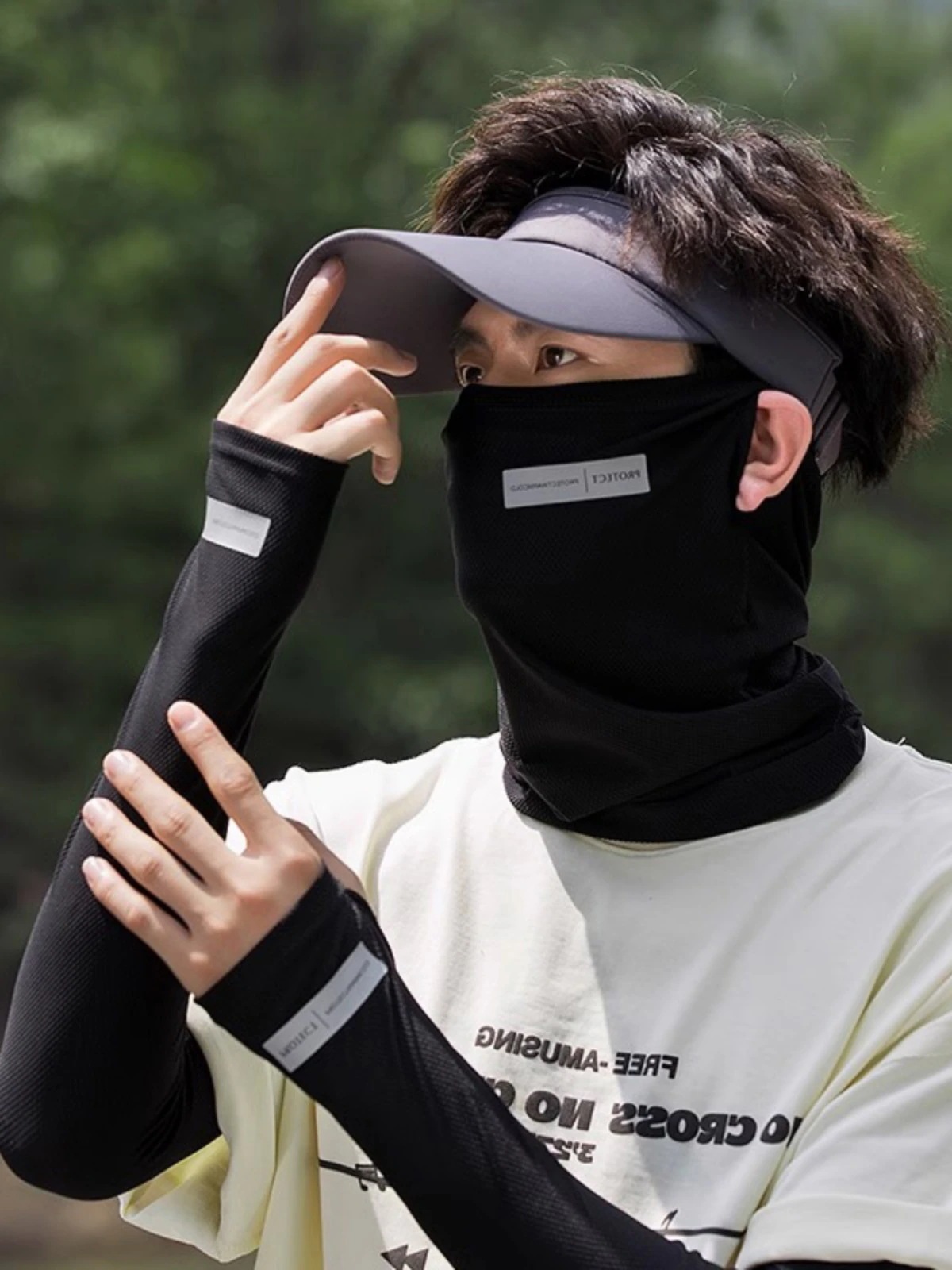 焼け止めスリーブアイスシルクルーズアームグローブアウトドアサイクリングuv保護アイススリーブ