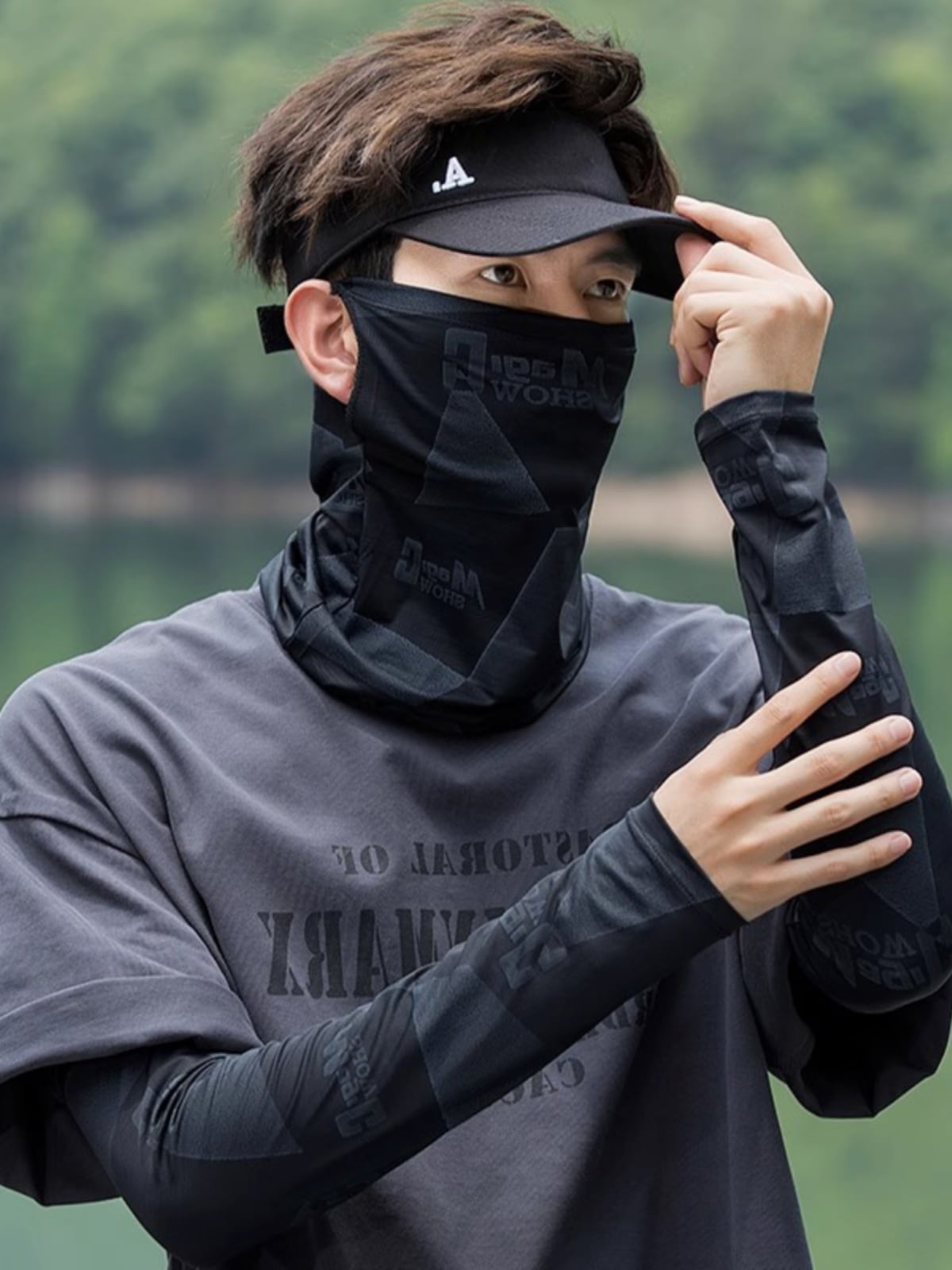 焼け止めスリーブアイスシルクルーズアームグローブアウトドアサイクリングuv保護アイススリーブ