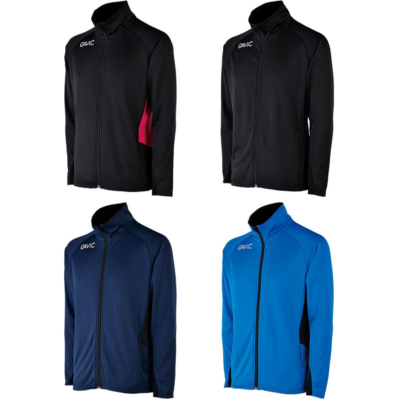 GAViC(ガビック) トレーニングトップ(フルZIP) サッカー ＷＵＰニットジャケット (ga0140-blkblk)