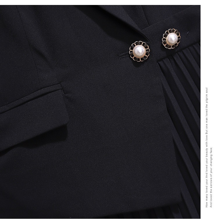 2024新作ワンピース スーツ ウエスト引き締め プリーツ 韓国 ワンピース フェイクレイヤード ドレス パーティードレセット アップス ロングワンピース 卒業式 ママ スーツ 入学式 ママ ス FZ