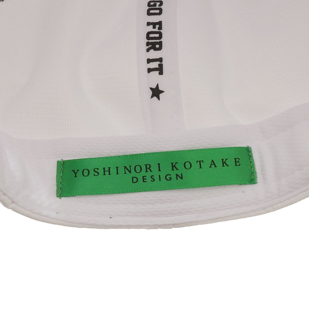 ヨシノリコタケ YOSHINORI KOTAKE 444LOGO BB CAP ベースボール WHITE エンブレム ゴルフキャップ スポーツ 265-001731-010