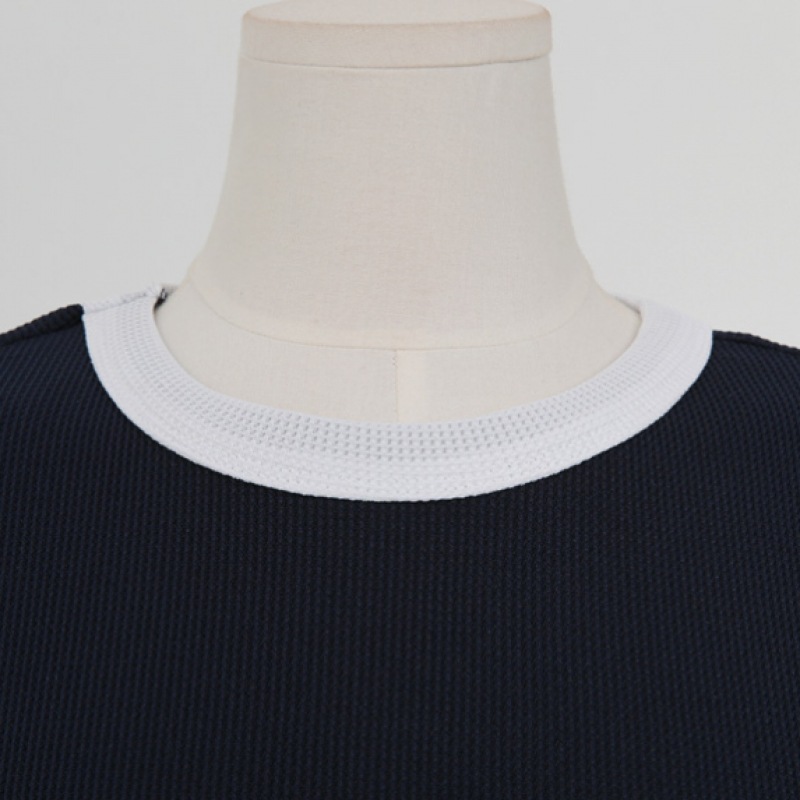 Click & Funny ザハートエンブロイダリーキャップスリーブ T シャツ