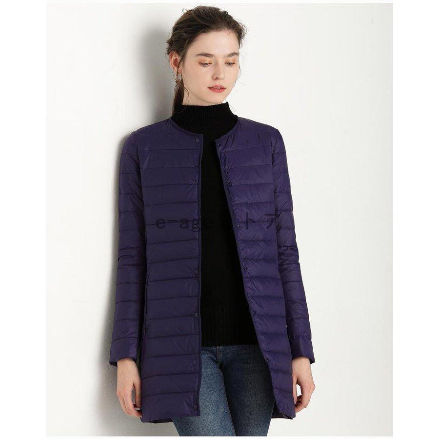 大人の魅力 インナーダウンライトダウンロング丈ダウンジャケットレディースラウンドネックノーカラーコンパクト防寒軽量あったかアウター大きいサイズ秋冬 大人の魅力 インナーダウンライトダウンロング丈ダウンジャケットレディースラウンドネックノーカラーコンパクト防寒軽量あったかアウター大きいサイズ秋冬