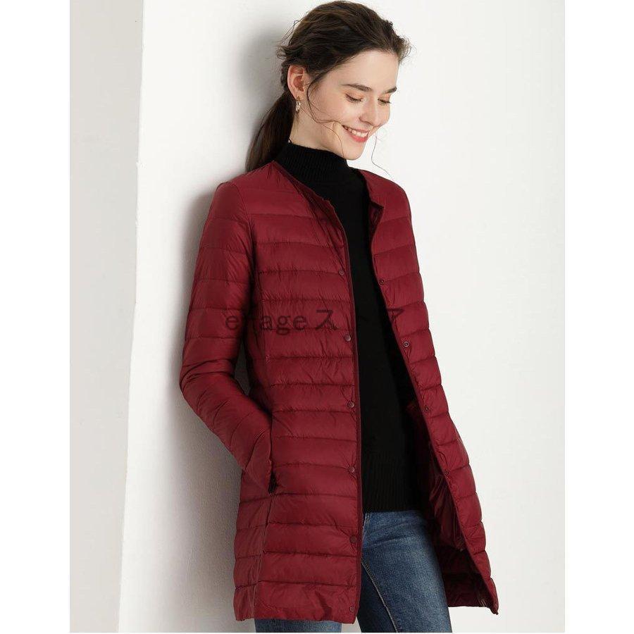 大人の魅力 インナーダウンライトダウンロング丈ダウンジャケットレディースラウンドネックノーカラーコンパクト防寒軽量あったかアウター大きいサイズ秋冬 大人の魅力 インナーダウンライトダウンロング丈ダウンジャケットレディースラウンドネックノーカラーコンパクト防寒軽量あったかアウター大きいサイズ秋冬