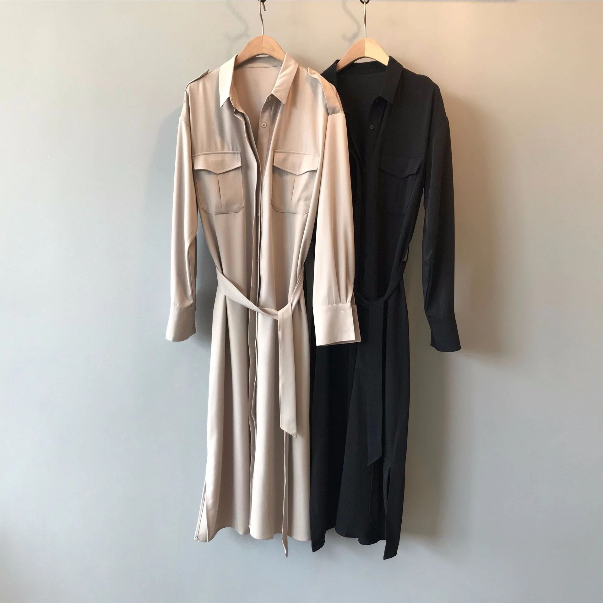 キャミワンピース2024新作 高級感シャツワンピース レディース 気質着痩せ 長袖 ロングワンピース 大人 通勤 お洒落 韓国 ワンピース ウエスト引き締め 着痩せ ドレス 韓国ファッション母の日 キャミワンピース2024新作 高級感シャツワンピース レディース 気質着痩せ 長袖 ロングワンピース 大人 通勤 お洒落 韓国 ワンピース ウエスト引き締め 着痩せ ドレス 韓国ファッション母の日