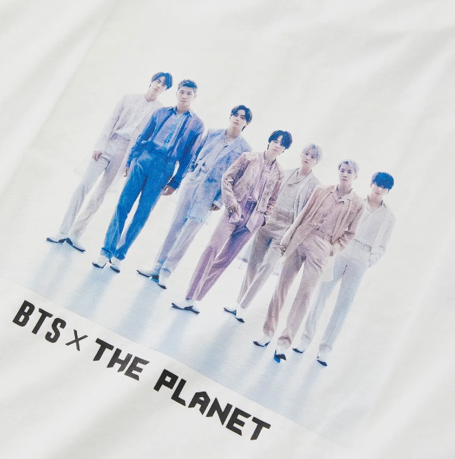 [IKALOOK] BTS X THE PLANET T-shirt 2 Colorイカルック BTS ザ·プラネット 純正品 レディース 半袖Tシャツ2色