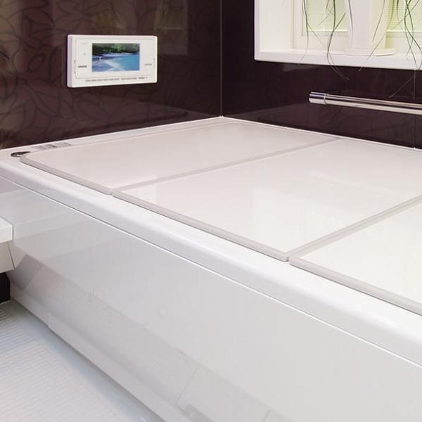 風呂ふた 組み合わせ 間口 151-160cm 奥行 55-70cm 組合せ 国産 日本製 抗菌 薄い 軽い 軽量 銀イオン 防臭 東プレ 風呂蓋 浴槽 ふた お風呂 3枚割 オーダー