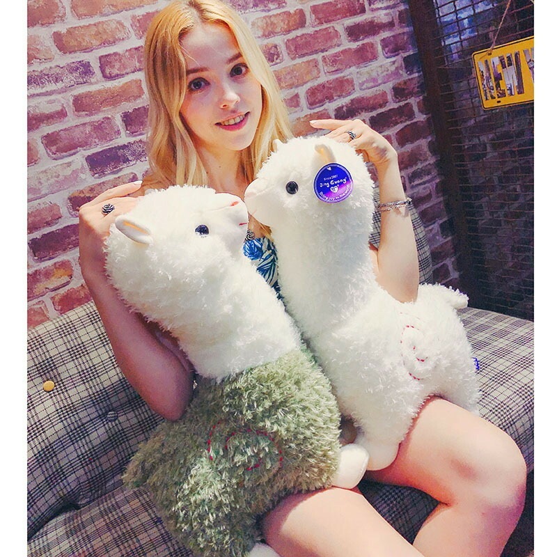 ぬいぐるみ 抱き枕　アルパカ 縫いぐるみ クリスマス プレゼント お誕生日 贈り物 大きい ふわふわ 超可愛いぬいぐるみ 80cm 全6色