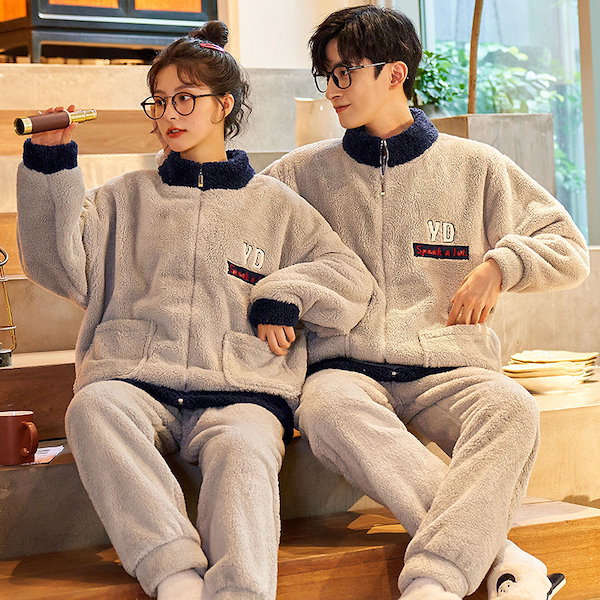 Qoo10] 大人の魅力 ペア パジャマ もこもこ 冬