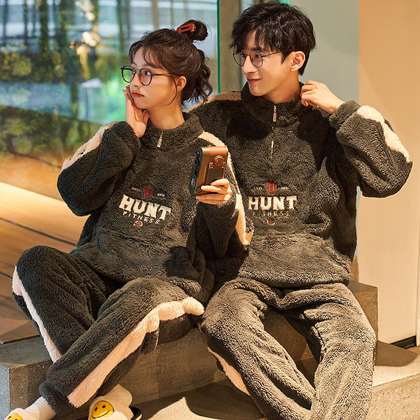 Qoo10] 大人の魅力 ペア パジャマ もこもこ 冬