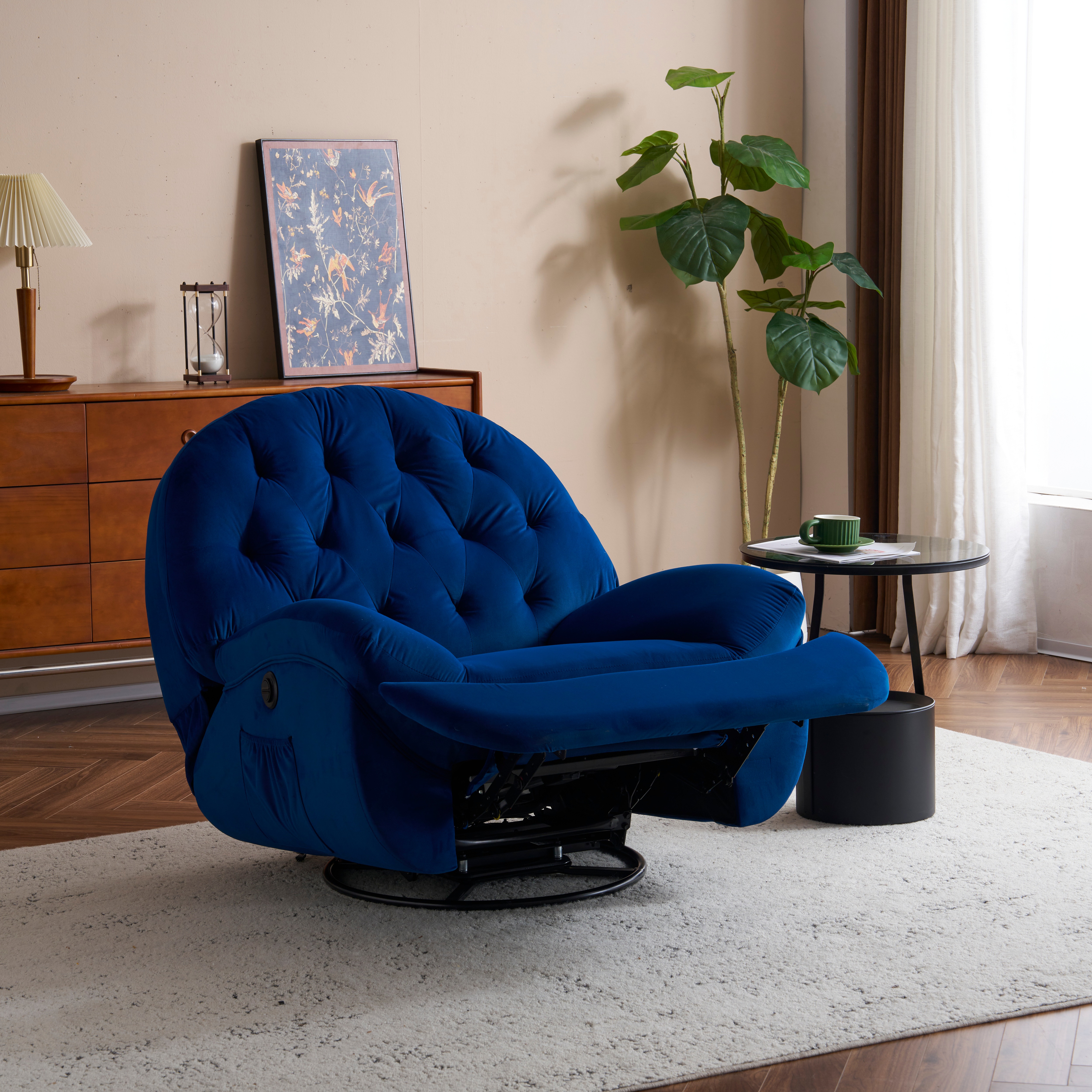 【大好評!最安値挑戦!】電動1人掛けソファー リクライニングチェア ゲーミングチェア ベルベット 貝殻のデザイン 270度回転式 背もたれ調節105-165度 USB付き 簡単昇降ボタン快適なリビング 【大好評!最安値挑戦!】電動1人掛けソファー リクライニングチェア ゲーミングチェア ベルベット 貝殻のデザイン 270度回転式 背もたれ調節105-165度 USB付き 簡単昇降ボタン快適なリビング