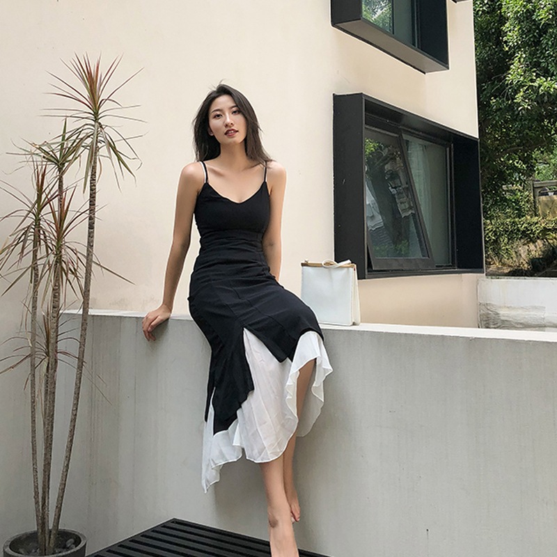 ワンピース レディース フレアワンピース タイトワンピース ミモレ ロング 袖なし ノースリーブ