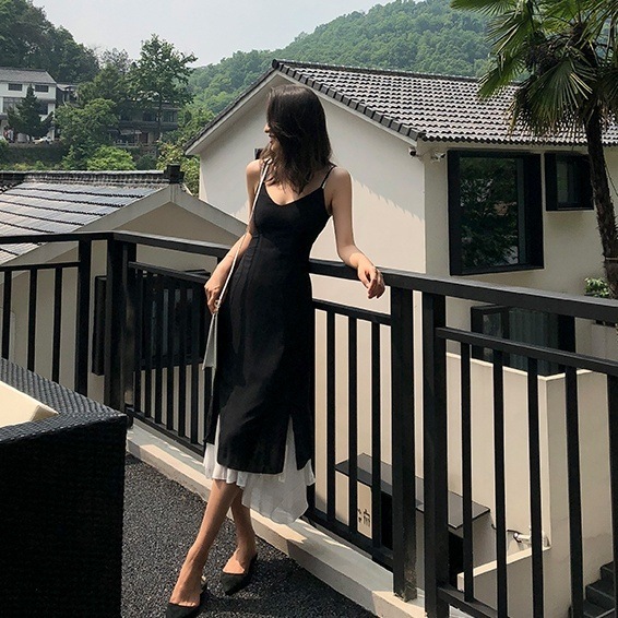 ワンピース レディース フレアワンピース タイトワンピース ミモレ ロング 袖なし ノースリーブ