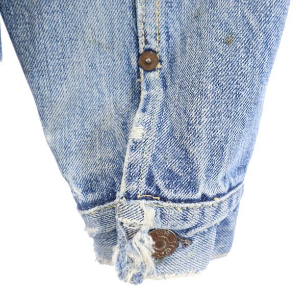 50s 507XX ヴィンテージ ビックE 赤耳 2nd 紙パッチ ボタン裏17 デニムジャケット Gジャン ジージャン メンズ