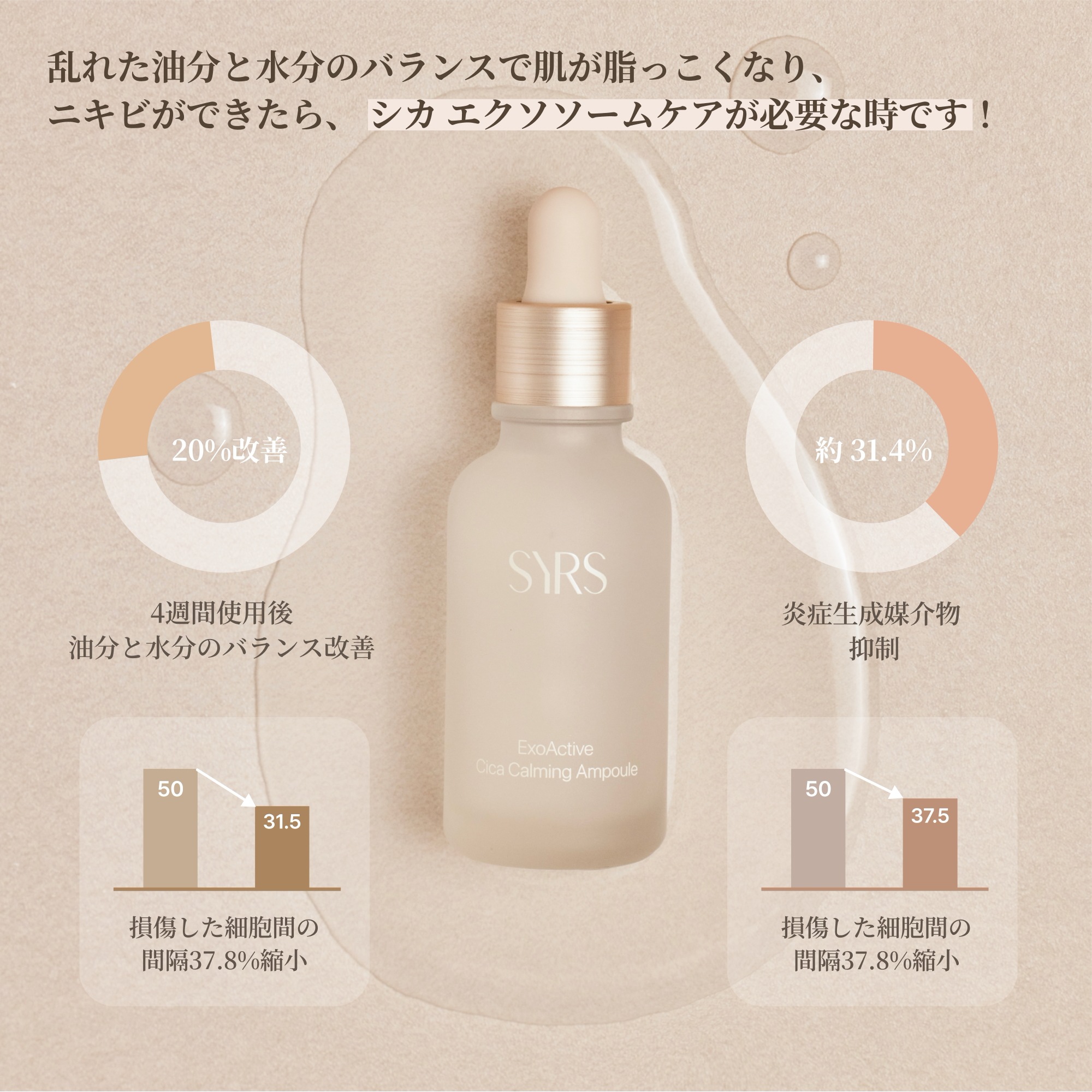 エクソソーム シカ 鎮静美容液 30mL