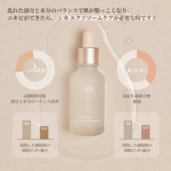 Qoo10] SYRS エクソソーム シカ 鎮静美容液 30mL