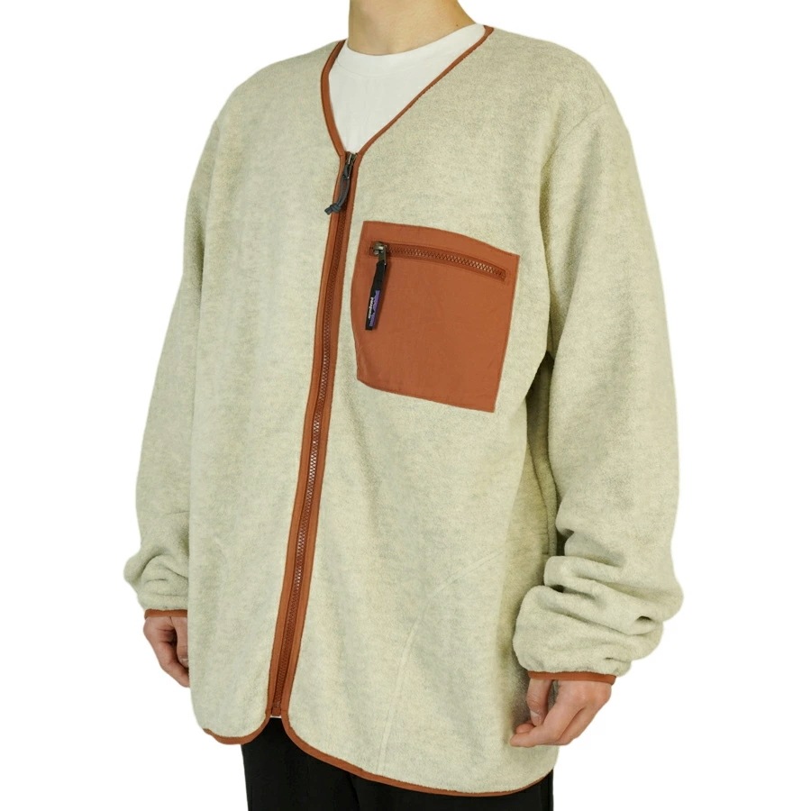パタゴニア PATAGONIA男女兼用 ジャケットSYNCHILLA CARDIGAN UNISEXシンチラ カーディガン ユニセックスOAT オートミールb