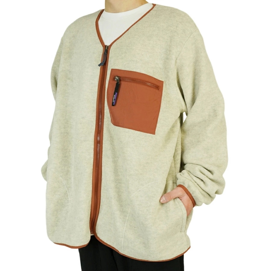パタゴニア PATAGONIA男女兼用 ジャケットSYNCHILLA CARDIGAN UNISEXシンチラ カーディガン ユニセックスOAT オートミールb