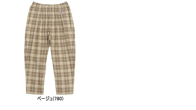 チャンピオン ロングパンツ 22SS 男性用 テーパード チェックパンツ 国内正規品 [AA]