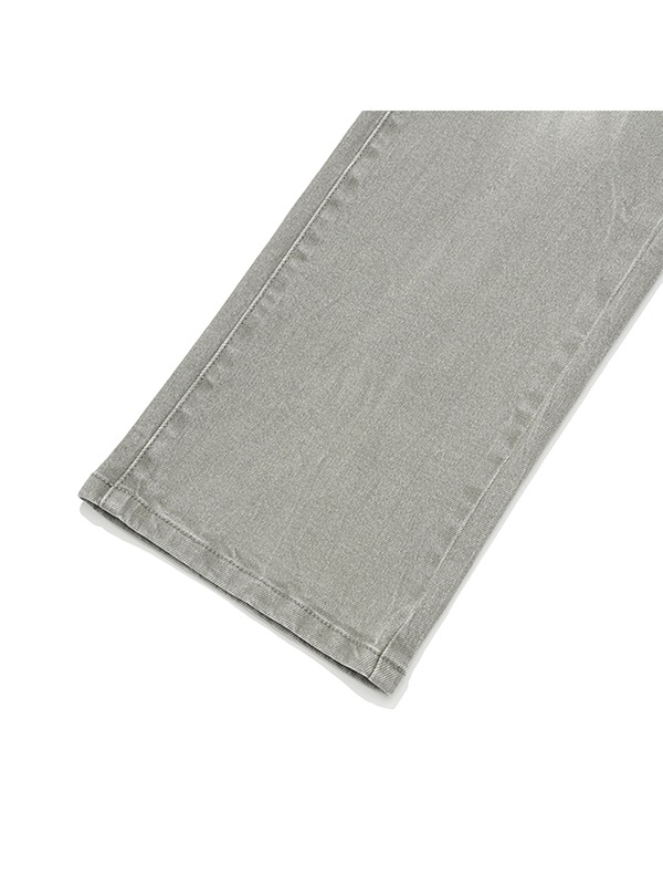 CHERRY SPAN SLIM-FIT DENIM PANTS [KHAKI]