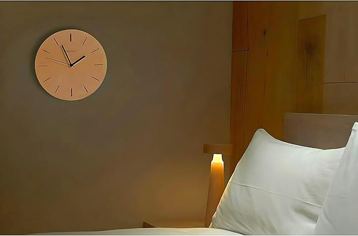 壁掛け時計 ドイツ産 天然木 ブナ 木製 丸形 アナログ 静音タイプ 電池式 28cm(C1708 ブナ木(ドイツ) 数字なし, 28cmx28cmx4.5cm) 壁掛け時計 ドイツ産 天然木 ブナ 木製 丸形 アナログ 静音タイプ 電池式 28cm(C1708 ブナ木(ドイツ) 数字なし, 28cmx28cmx4.5cm)