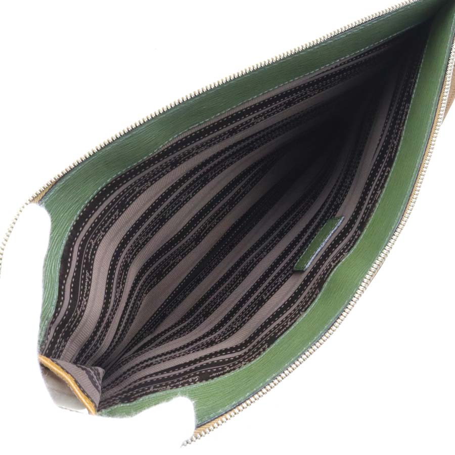 サルヴァトーレフェラガモ Salvatore Ferragamo クラッチバッグ レザー ブラウン シルバー メンズ e60674a サルヴァトーレフェラガモ Salvatore Ferragamo クラッチバッグ レザー ブラウン シルバー メンズ e60674a