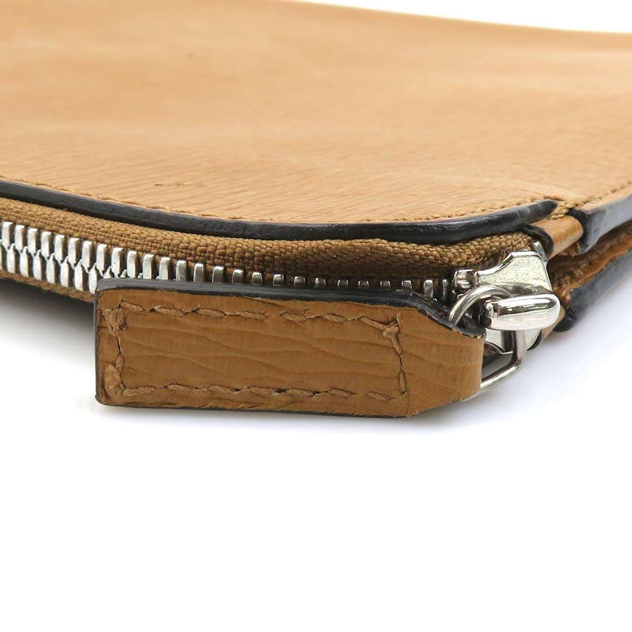 サルヴァトーレフェラガモ Salvatore Ferragamo クラッチバッグ レザー ブラウン シルバー メンズ e60674a サルヴァトーレフェラガモ Salvatore Ferragamo クラッチバッグ レザー ブラウン シルバー メンズ e60674a