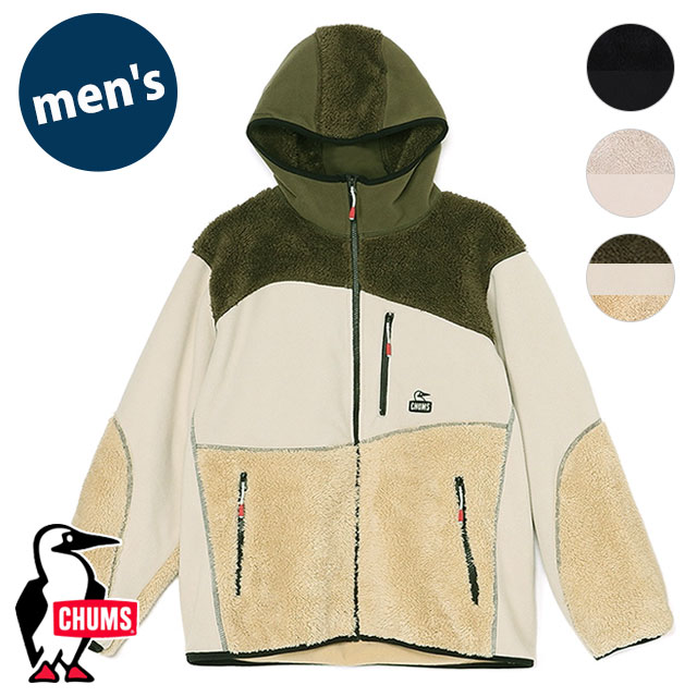 ボンディング フリース パネル パーカー [CH04-1419] M Bonding Fleece Panel Parka メンズ アウター 防風 マイクロフリース フーディー