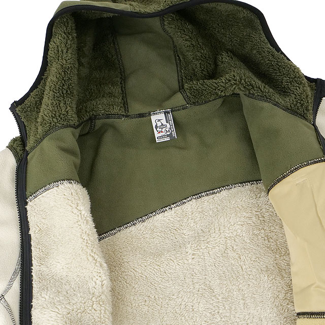 ボンディング フリース パネル パーカー [CH04-1419] M Bonding Fleece Panel Parka メンズ アウター 防風 マイクロフリース フーディー