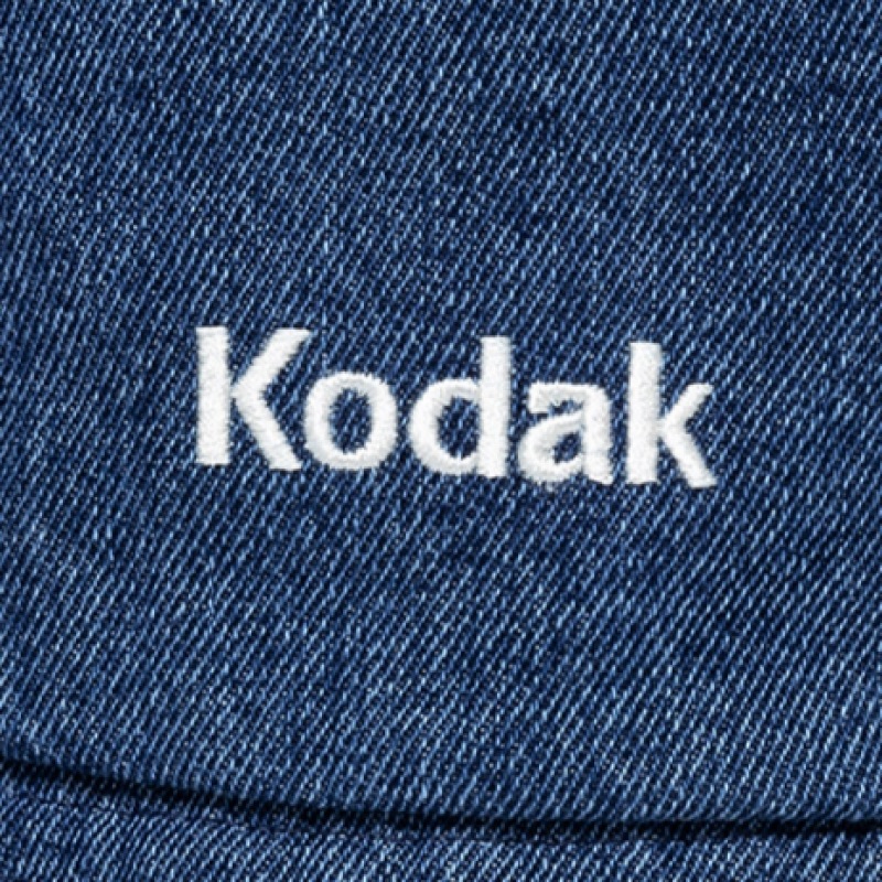 コダックデニムベーシックバケットハットデニム コダックデニムベーシックバケットハットデニム