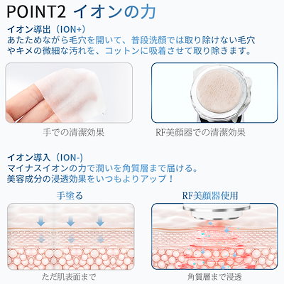 未使用　Yihai RF美顔器 CP2159 Amazon.co.jp: 【1台8役 温冷機能】 超音波美顔器 RF美顔器 ION+