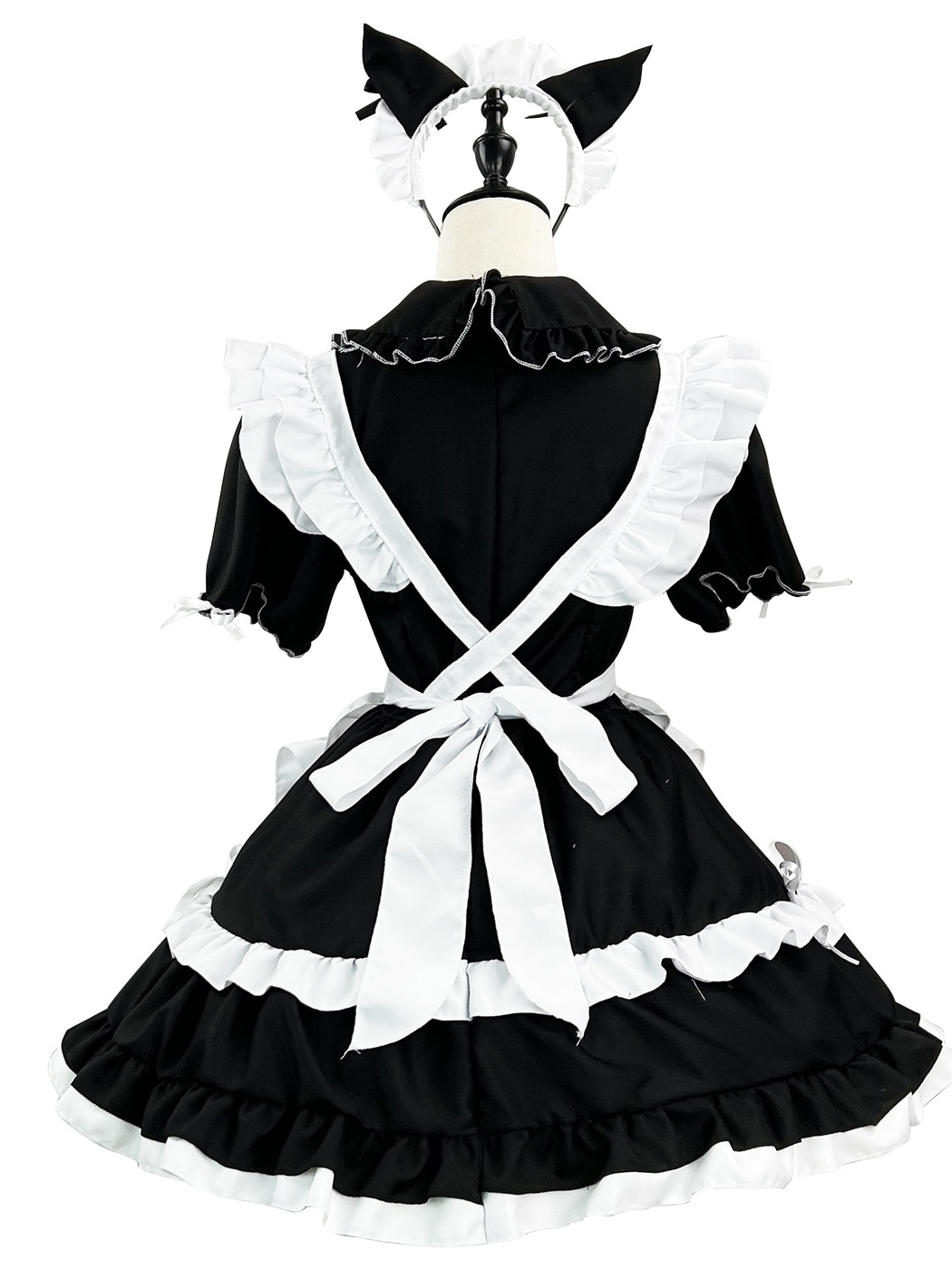 キャミソールワンピースメイド服 キュートなメイド服 キャットウーマン ロリータ服 ロリータドレス