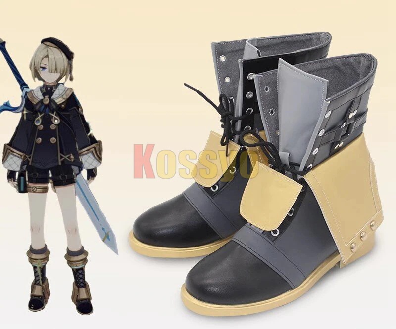 コスプレ靴 フレミネ 原神 Genshin げんしん ブーツ 下駄 シューズ 長靴 コスプレ クリスマス ハロウィン
