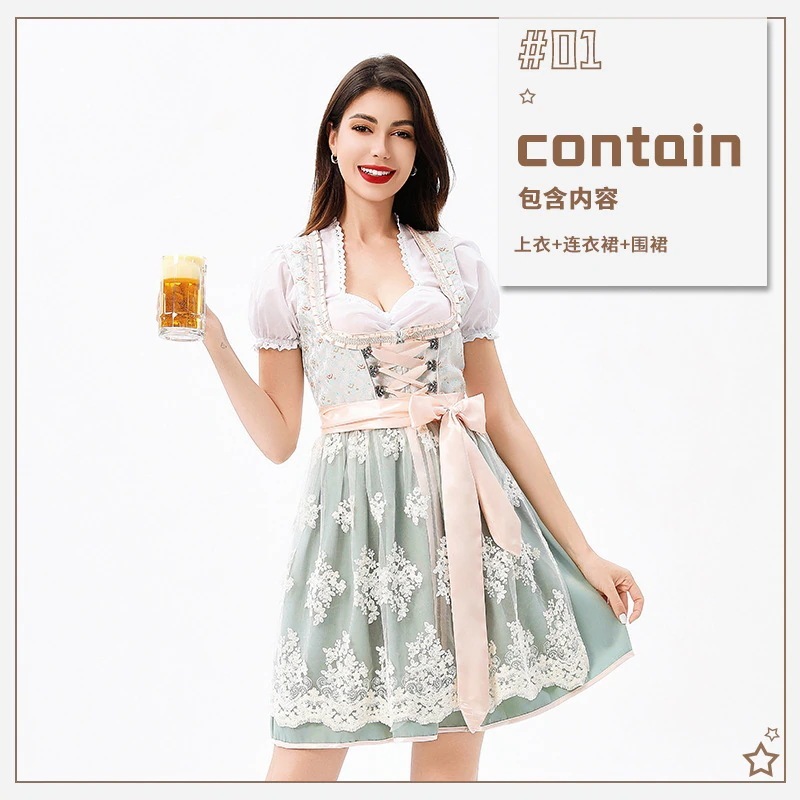 ハロウィン衣装ドイツミュンヘンビール祭り衣装コスプレ演出服カーニバルメイドワンピース ハロウィン衣装ドイツミュンヘンビール祭り衣装コスプレ演出服カーニバルメイドワンピース