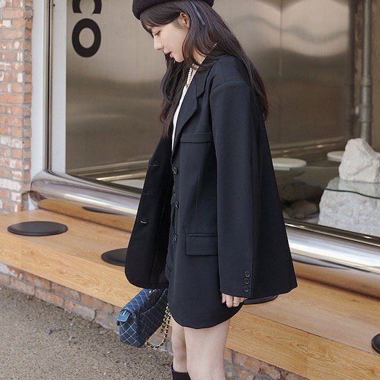 【取寄:納期2週間】スーツジャケット レディース テーラードジャケット 長袖 ゆったり ルーズ オーバーサイズ ビッグシルエット 秋冬 秋服 秋物 カジュアルスーツ スーツジャケット レディース 【取寄:納期2週間】スーツジャケット レディース テーラードジャケット 長袖 ゆったり ルーズ オーバーサイズ ビッグシルエット 秋冬 秋服 秋物 カジュアルスーツ スーツジャケット レディース
