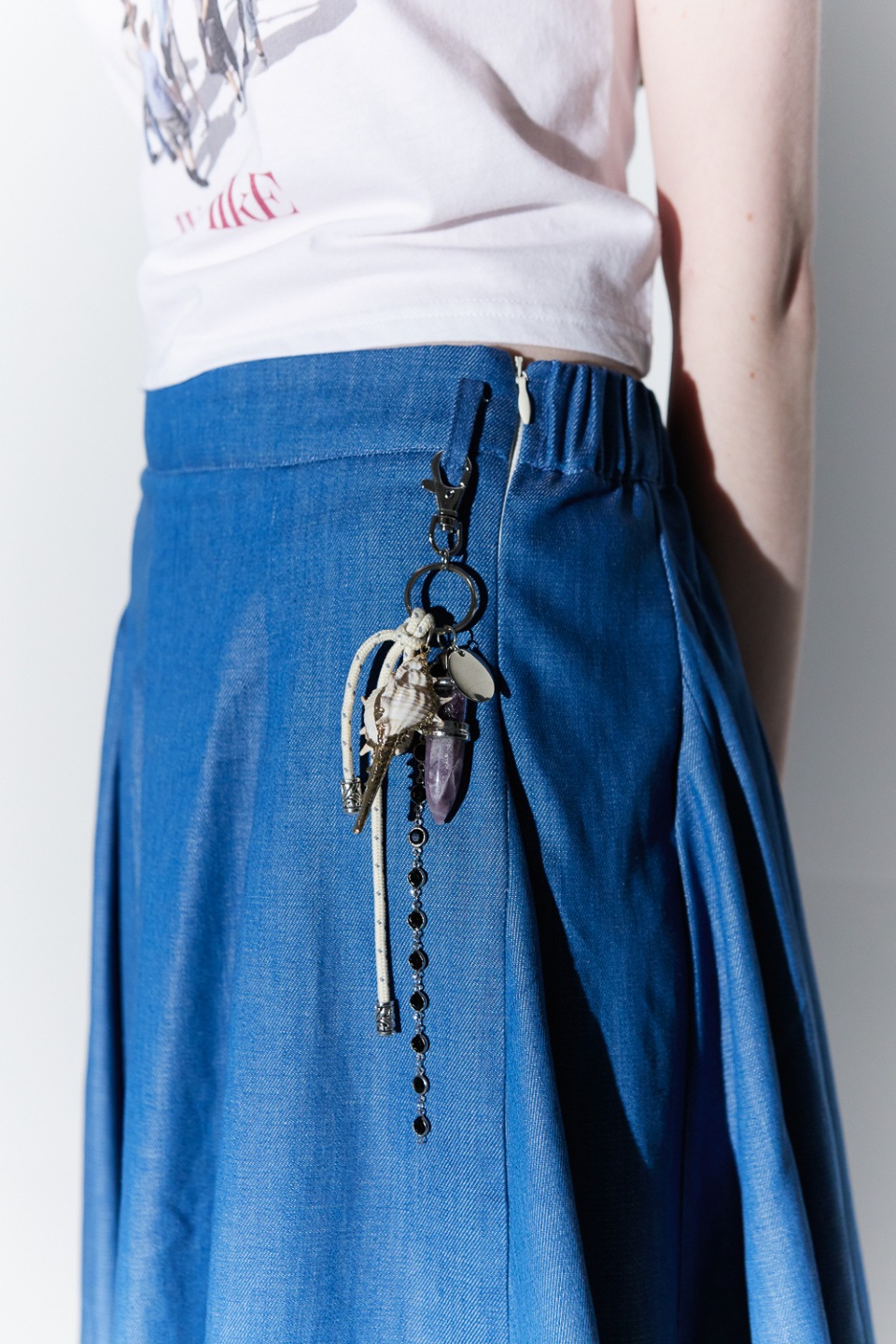 【RSSC】 AMETHYST SHELL KEY CHAIN