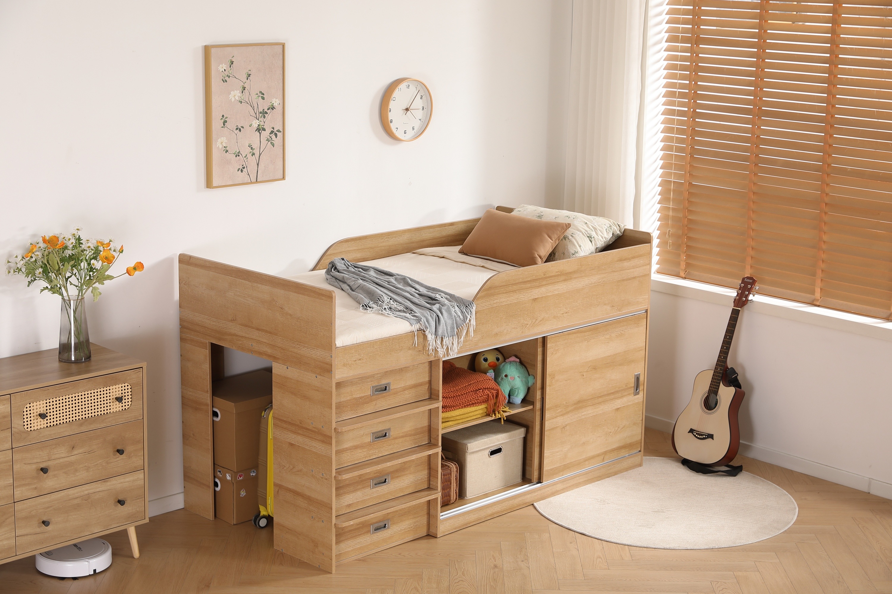 91【マット付き】システムベッド ロフトベッド S 木製 高さ115cm シングル ベッド ロータイプ ベッド コンパクト 収納 大人 一人暮らし 押入れ 引き出し収納 タンス付き 91【マット付き】システムベッド ロフトベッド S 木製 高さ115cm シングル ベッド ロータイプ ベッド コンパクト 収納 大人 一人暮らし 押入れ 引き出し収納 タンス付き