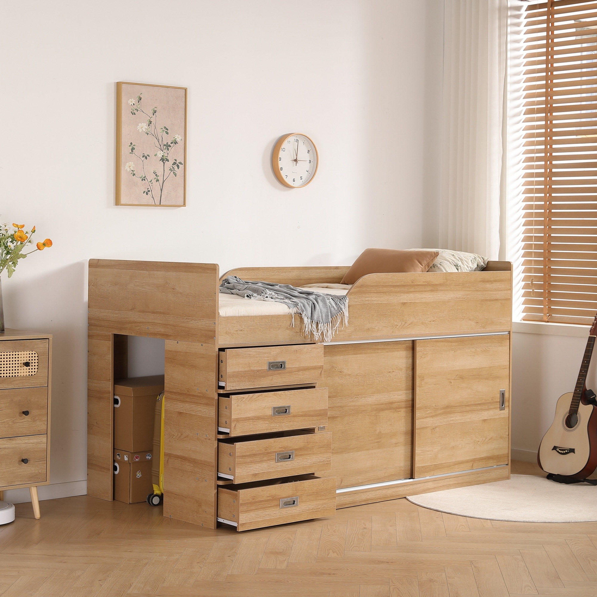 91【マット付き】システムベッド ロフトベッド S 木製 高さ115cm シングル ベッド ロータイプ ベッド コンパクト 収納 大人 一人暮らし 押入れ 引き出し収納 タンス付き 91【マット付き】システムベッド ロフトベッド S 木製 高さ115cm シングル ベッド ロータイプ ベッド コンパクト 収納 大人 一人暮らし 押入れ 引き出し収納 タンス付き