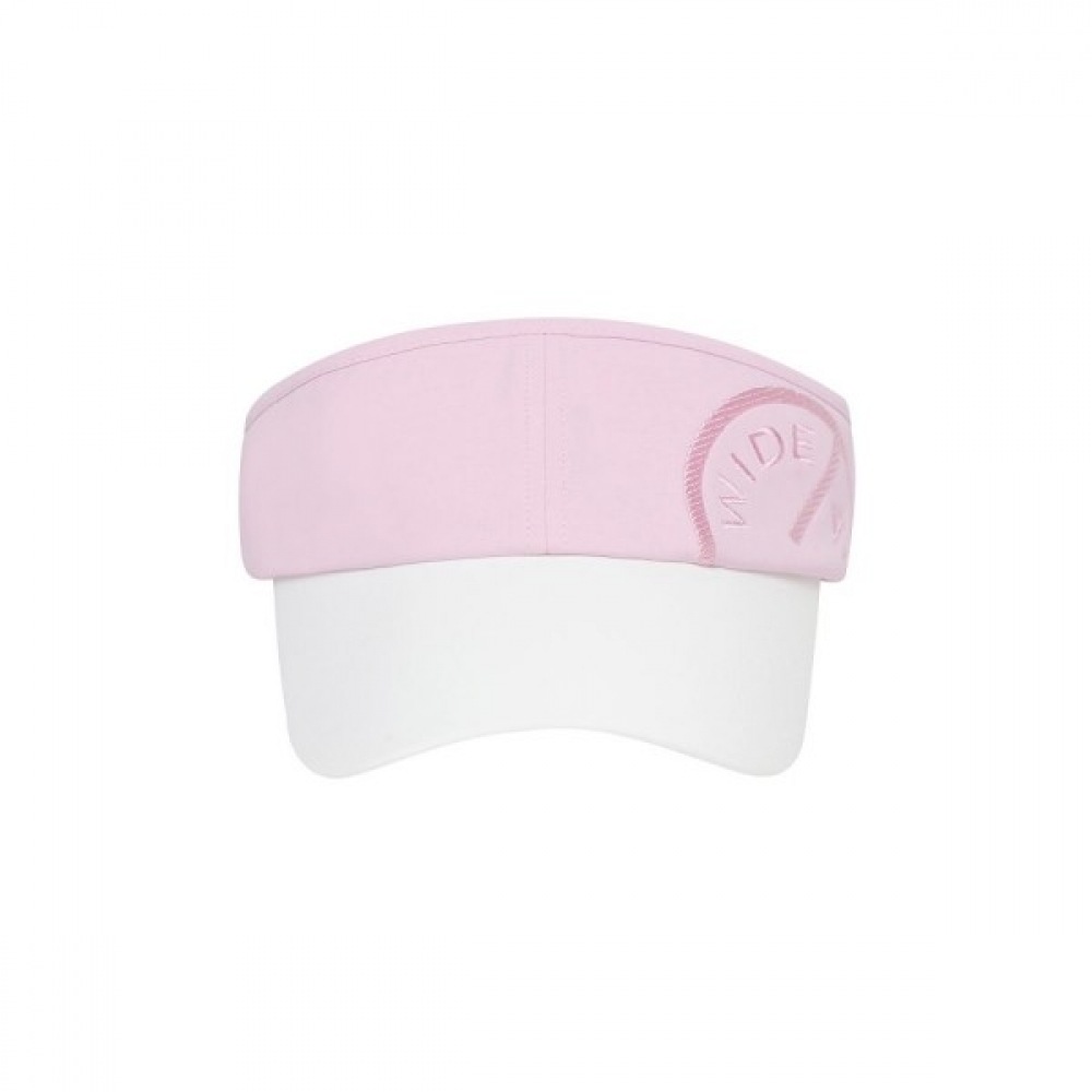 [ワイドアングル] レディース CO カラーリボンバイザー_WWP24C05P5