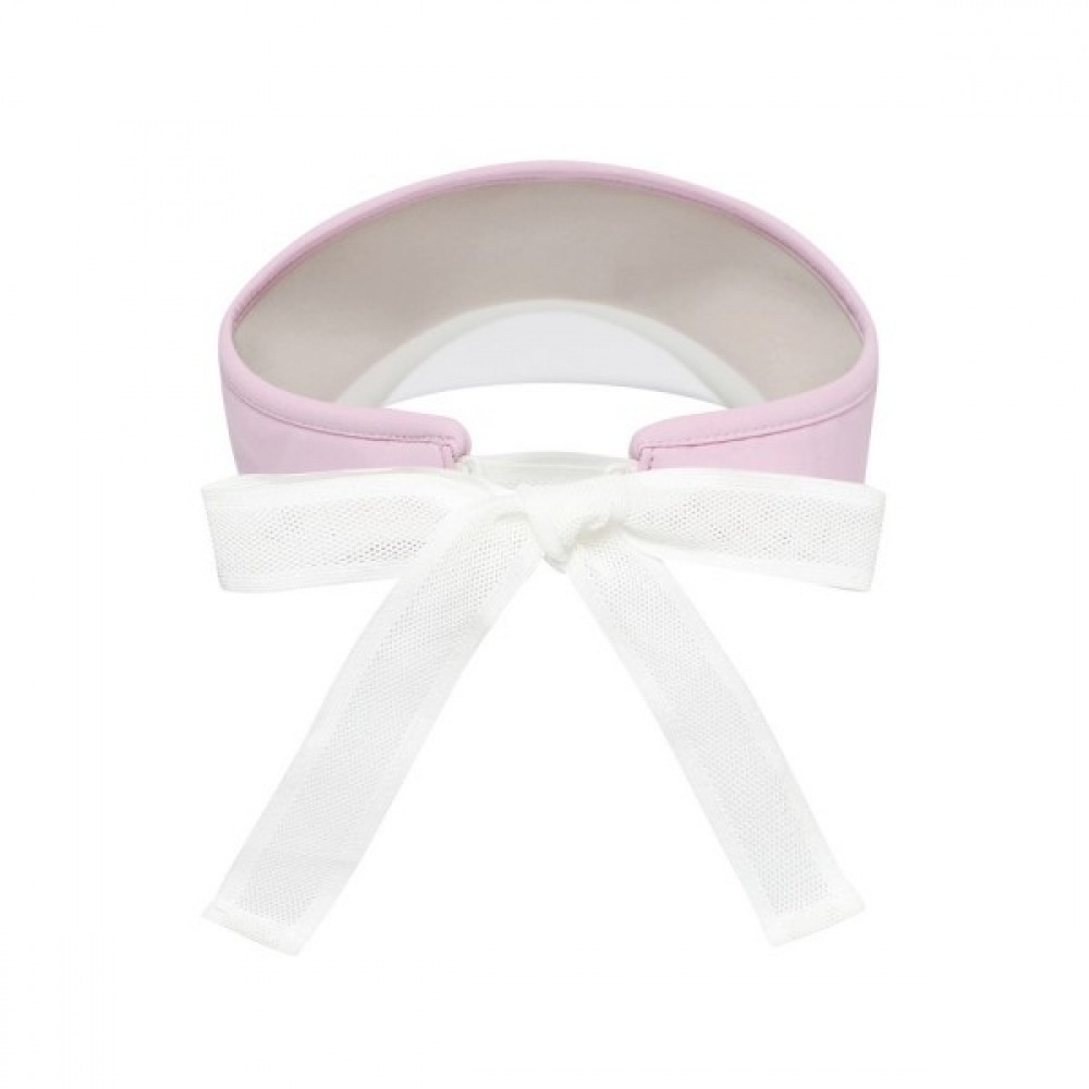 [ワイドアングル] レディース CO カラーリボンバイザー_WWP24C05P5