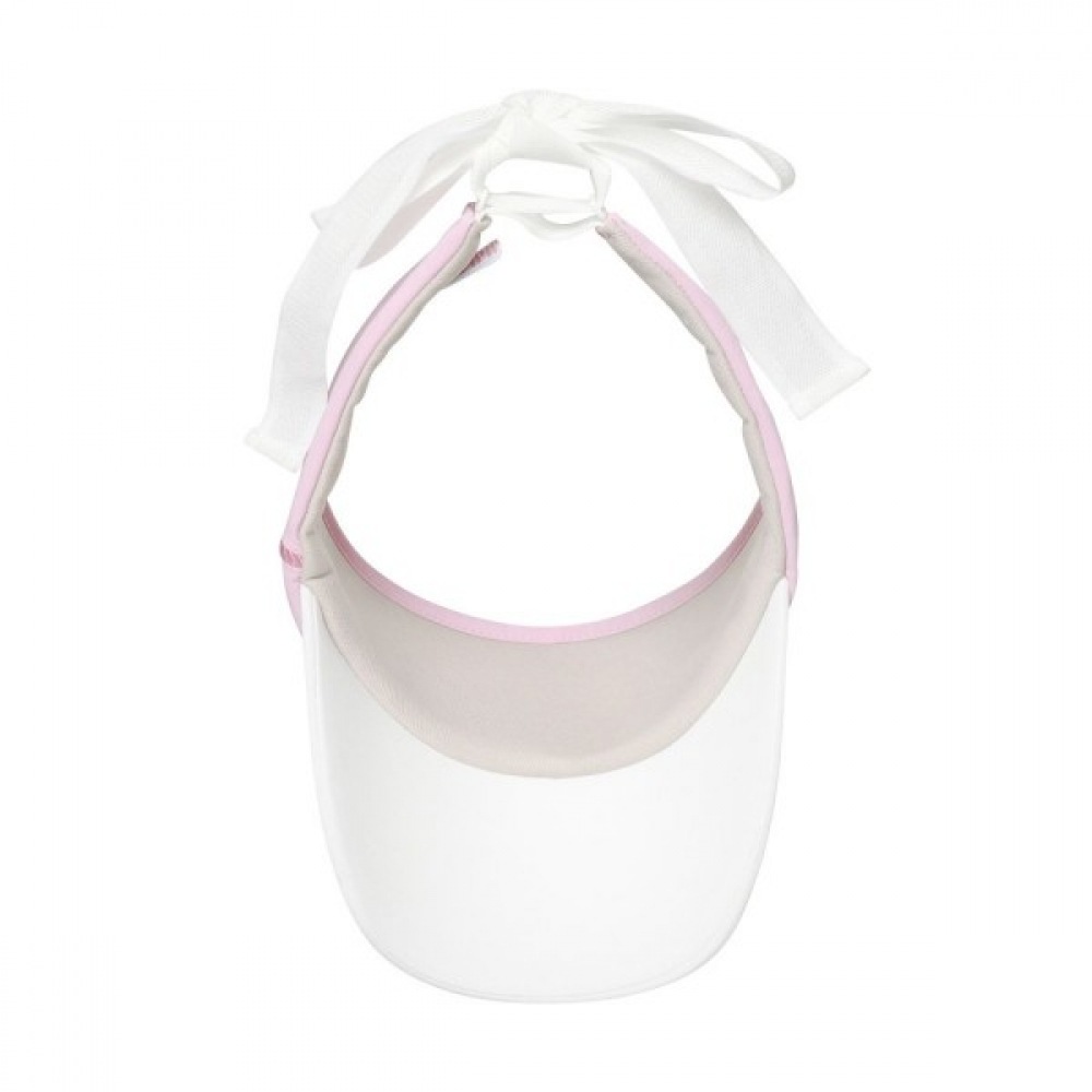 [ワイドアングル] レディース CO カラーリボンバイザー_WWP24C05P5