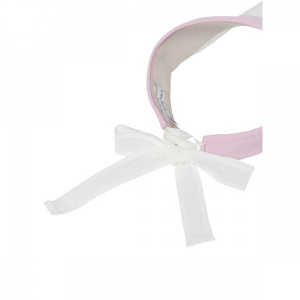 [ワイドアングル] レディース CO カラーリボンバイザー_WWP24C05P5